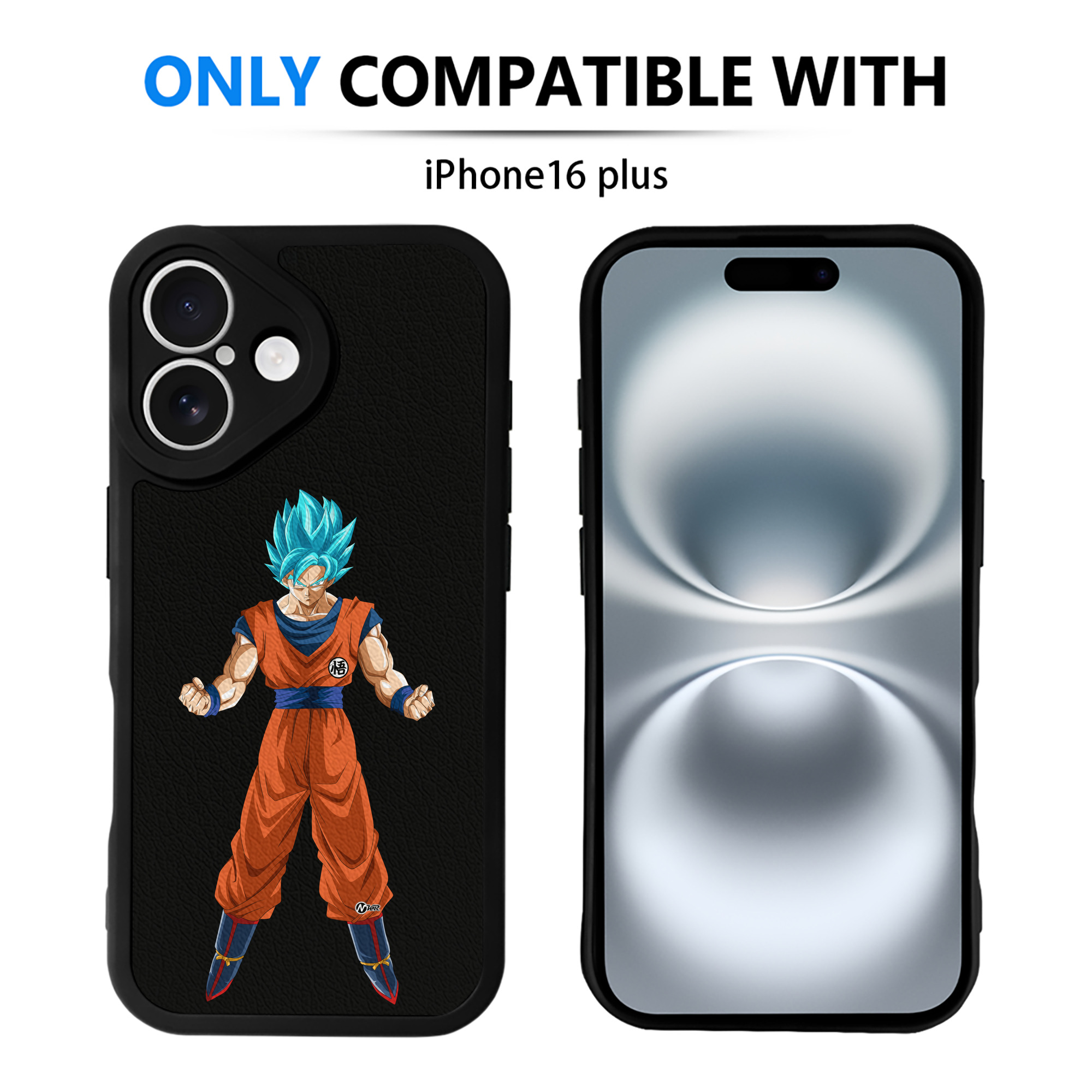 （画像用） ドラゴンボール 孫悟空（そん ごくう）Son Goku カカロット DRAGON BALL Kakarotto 【iPhone 16シリーズ対応】シリコンスマホケース（レザー調） 材質：シリコン